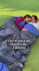 Cargar y reproducir el video en el visor de la galería, Saco De Dormir Dos Plazas Doble Familiar Cozy Haven Wild Travel -5° +15° 3600g
