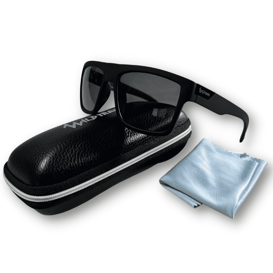 Lentes De Sol Polarizado Rectangular Uv400 Wild Travel Wild